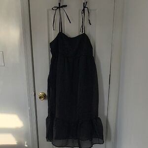 Wild Fable Spaghetti Strap Black Dress